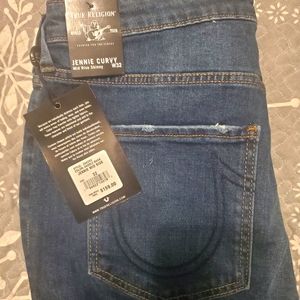 New True Religion Curvy Stretch Skinny Jean 32